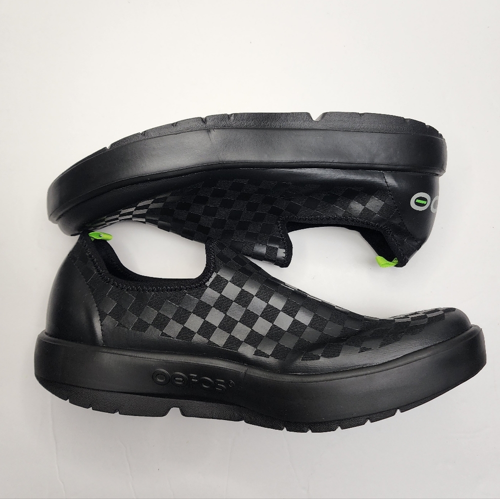 ⭐️⚡️NWOT OOFOS Black Checkered Women's Shoes